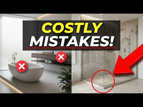 6 Bathroom Design Mistakes ROBBING You Blind