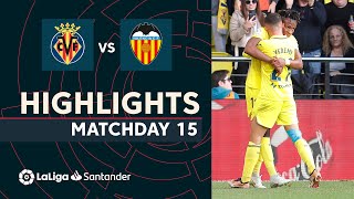 Resumen de Villarreal CF vs Valencia CF (2-1)