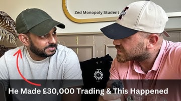 He Made $30,000 in 1 Month Trading The Stock Market (Zed Monopoly Trading Student)