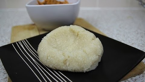 HOW TO MAKE EBA | Nigerian Food Recipes