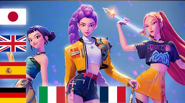 KPop Demon Hunters – What It Sounds Like in different languages