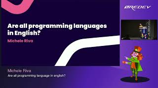 Michele Riva – Are all programming languages in English? | Øredev 2022