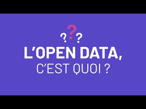 L'open data, c'est quoi ?