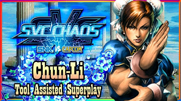 【TAS】SVC CHAOS: SNK VS CAPCOM - CHUN-LI (WITH RED LIFE)