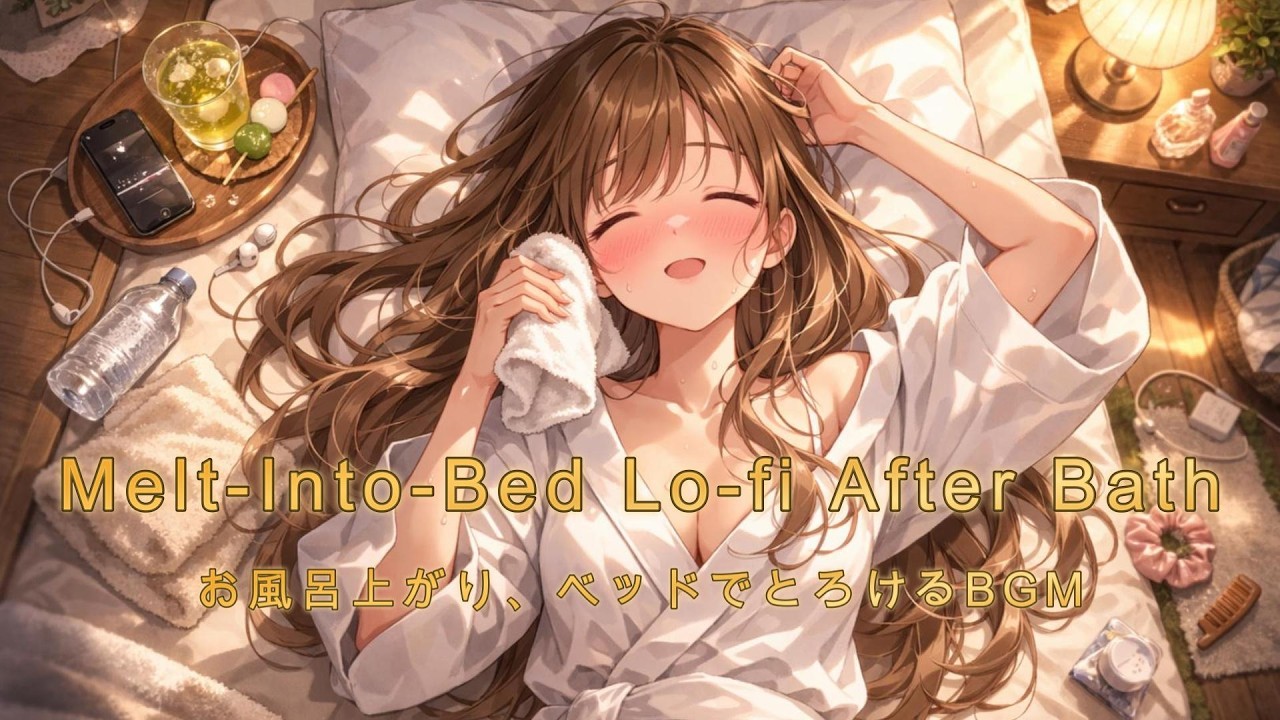 Melt-Into-Bed Lo-fi After Bath｜お風呂上がり、ベッドでとろけるBGM