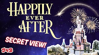 Best Secret Spot to Watch Disney’s Happily Ever After Fireworks | Beast’s Castle View, Magic Kingdom
