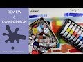 Water mixable oil paints review of Daler Rowney Georgian paint and comparison to Winsor and Newton