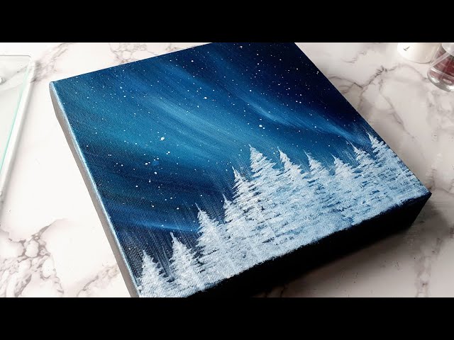 5 Tips For Successfully Painting Northern Lights On A Black Gesso Canvas 