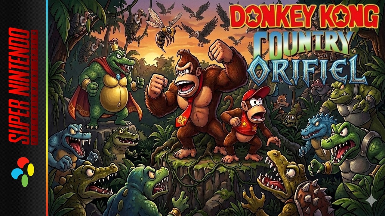 Donkey Kong Country: Orifiel (Snes-Hack) - Gameplay de (Abordin) Part1