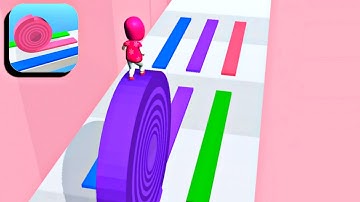 Layers Roll 🍭🌈⭐ All Levels 13-14 Gameplay (iOS,Android)