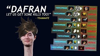 Dafran Most Insane Tracer Game! (MUST WATCH)  Overwatch