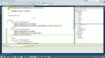 ASP.NET MVC Code First - ViewModel & View - Video 6