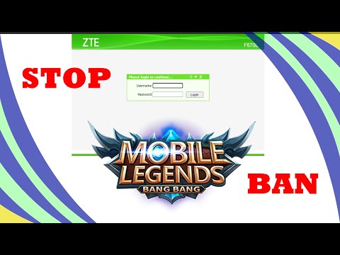 HOW TO BLOCK MOBILE LEGENDS IN CONVERGE ICT  - ZTE F670L WIFI ROUTER