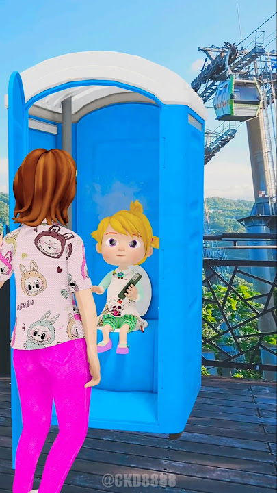 Yoyo👧👩‍🦰 🚠Mobile toilet at cable car station/貓空纜車