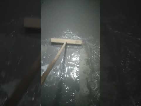 معالجة الخزانات من تسريب المياه بماده الاسمنتيه خام 2