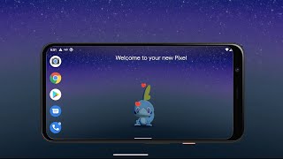 Pokémon Sidekick live and interactive wallpaper, view at night screenshot 4