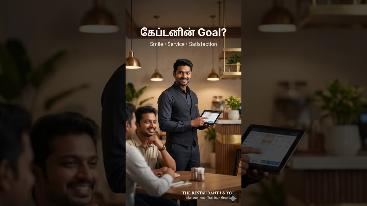 கேப்டனின் Goal இதுதான்! | Smile • Service • Satisfaction | Restaurant Training 🔥