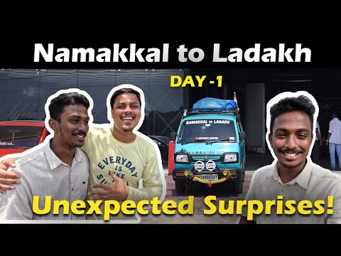 Namakkal to Ladakh - Day 1 | Unexpected suprises| #travel  #omni  #ladakh  #hyderbadmatam