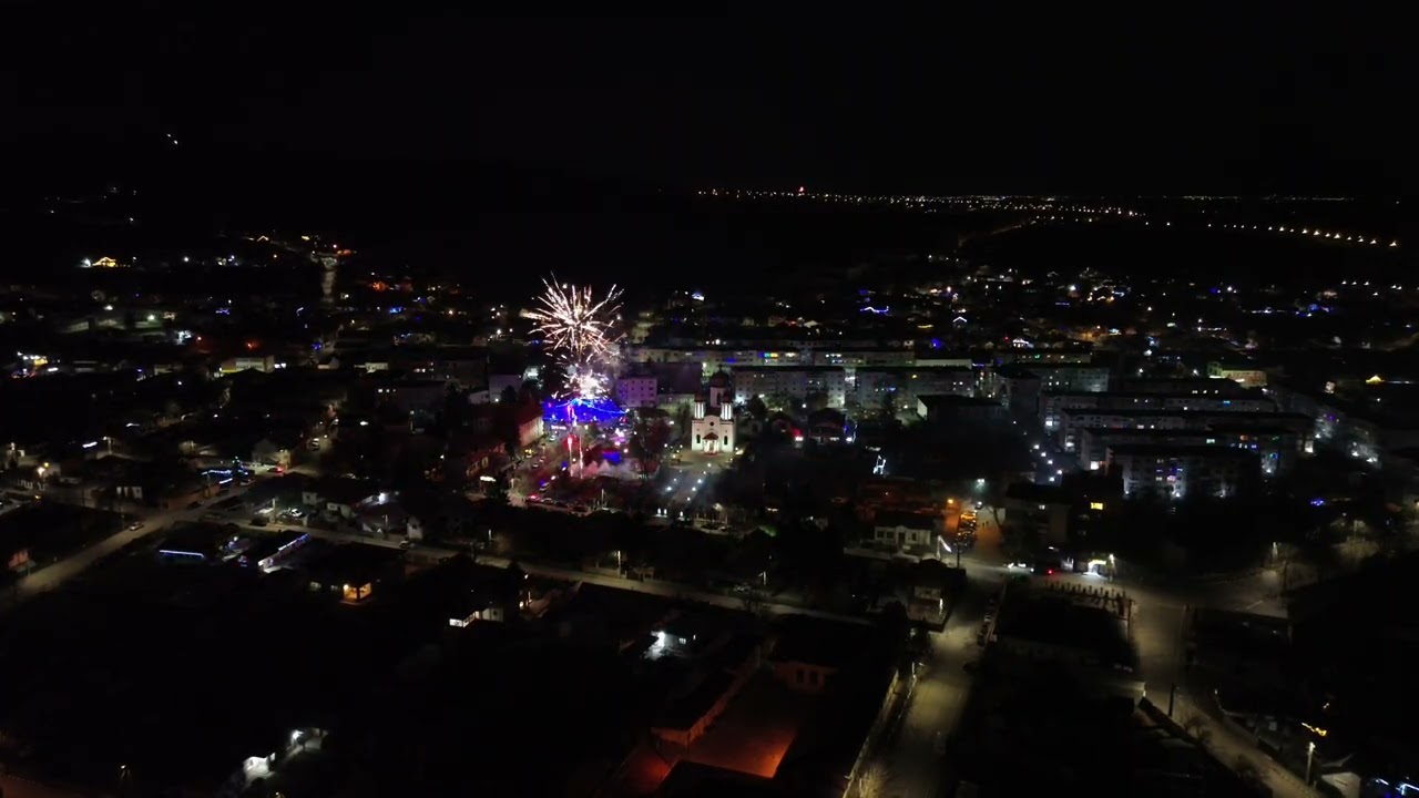 Artificii Urlati 2026 Filmate din Drona