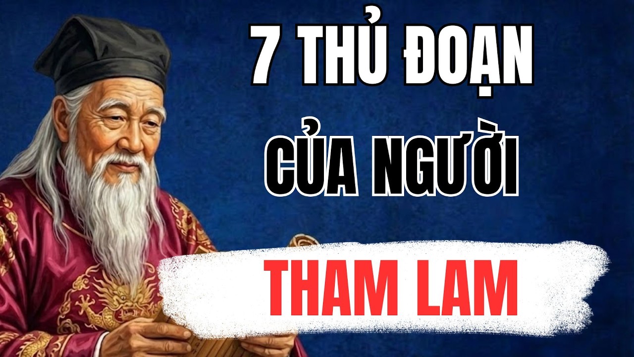 Cổ Nhân Dạy  NGƯỜI THAM LAM THỦ ĐOẠN THƯỜNG CÓ 7 D