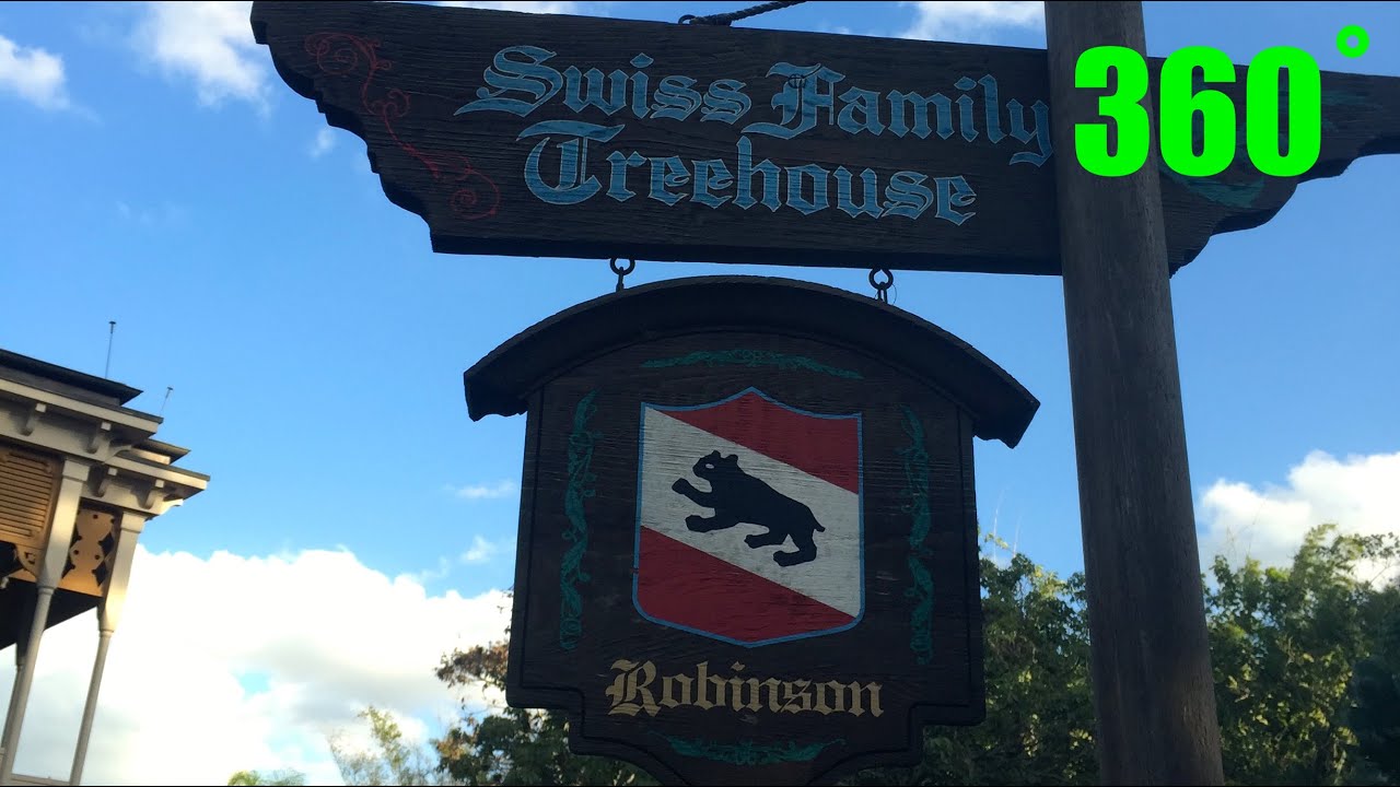 Swiss Family Robinson Treehouse 360˚ VR HD Magic Kingdom, Walt Disney ...