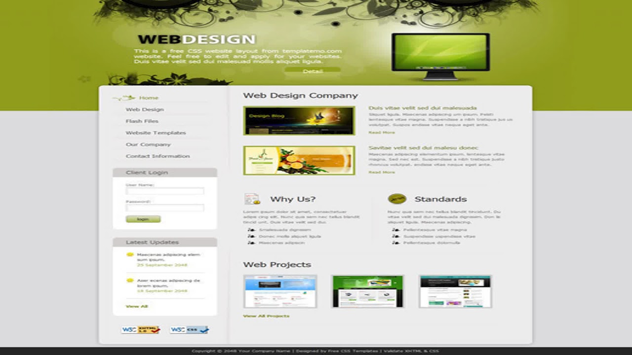 Duyarlı web sitesi şablonları ücretsiz indir