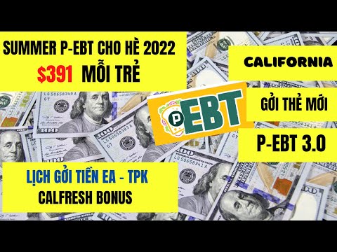 Video CALI Gởi thẻ MỚI cho P-EBT 3.0 I Update Lịch Gởi Tiền... - youtube