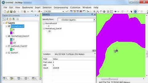 Least Cost Path Across Total Cost Surface