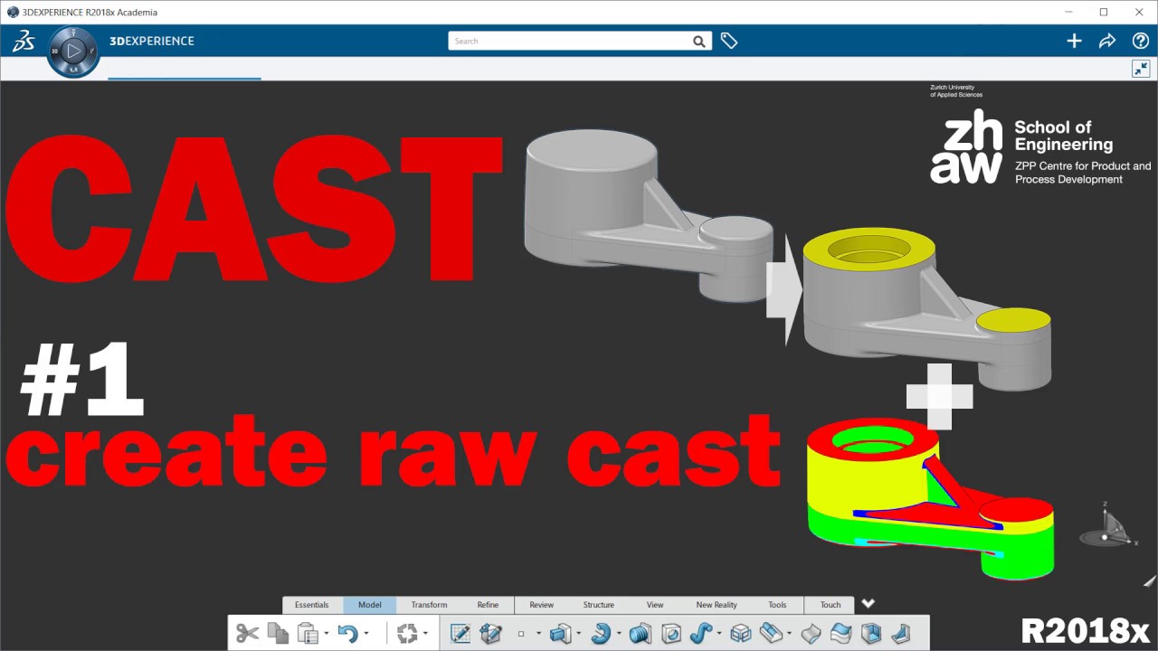 Design raw cast - cast in 3D Experience #1 - YouTube