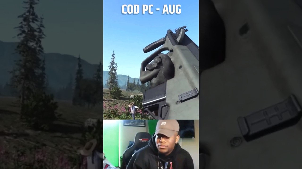 Pubg pc vs codm warzone AUG firing edition 🔥🤣 