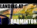 Flying into Badminton | Do we witness a near miss? | ATC Audio in Skyranger