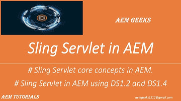 AEM Tutorial #36 | Servlet #1| Sling Servlet in aem