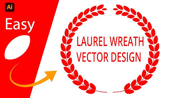 How To Create a Laurel Wreath Vector in Adobe Illustrator
