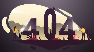 Responsive 404 Page in HTML CSS and JavaScript