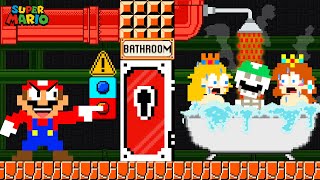 What Happens if Mario Burns down the Bathroom 🥵🥵🥵| Game Animation by G.A Mario 135,585 views 2 months ago 34 minutes