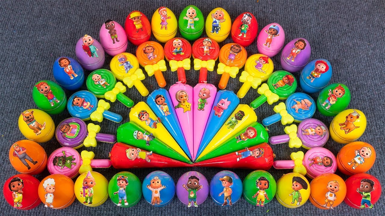 Cocomelon Lollipop Slime Galaxy 🌀 Fun with JJ, TomTom, YoYo, Cody & More ASMR ✨💖