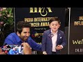 Abdu Rozik meet to Vishal Kotian At Mid-day IIIA Awards 2022