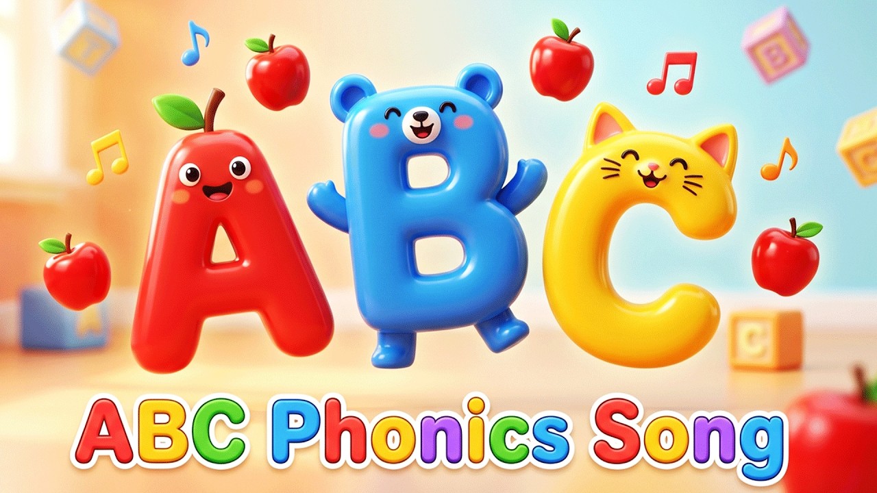 Alphabets Song for 2 Years Old | A to Z Phonics Sounds | ABC Phonics ...