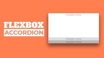 Basic Accordion Design using CSS Flexbox
