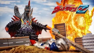 悪魔合体すぎる…【ウルトラマンZ】殲滅機甲獣 デストルドス ソフビレビュー★奥特曼 mainan Ultraman Zウルトラマンゼット ラスボス