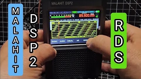 MALAHIT DSP2 - RDS ON SCREEN & FAVORITES SELECTION ??