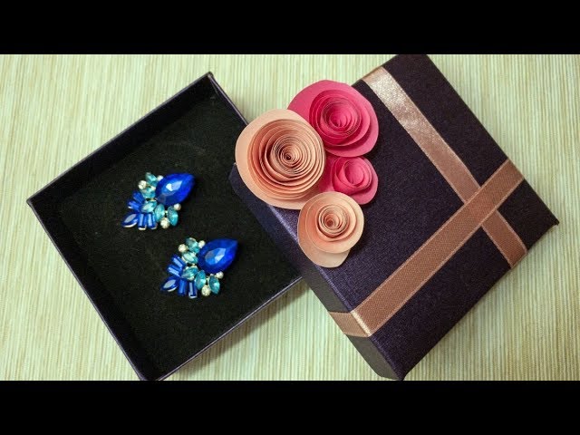 How to Make A Decorated Gift Box - YouTube