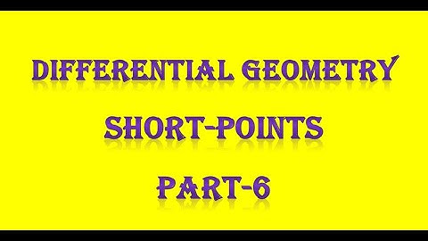 PG TRB/ POLYTECHNIC Differential Geometry Short-Points Part-6