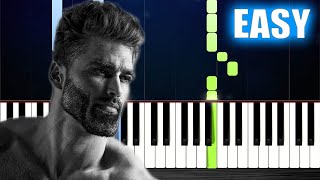 Bring Me The Horizon - Can You Feel My Heart (Gigachad) - EASY Piano Tutorial