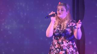 Video thumbnail of "CEE LO GREEN - FORGET YOU performed by RHIA-CHERIE at the Birmingham Area Final of Open Mic UK"