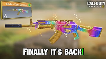 Finally KN-44 Color Spectrum is back!
