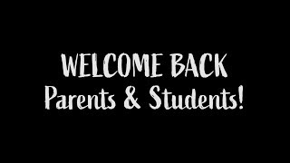 Wapsie Valley--Welcome Back Parents & Students