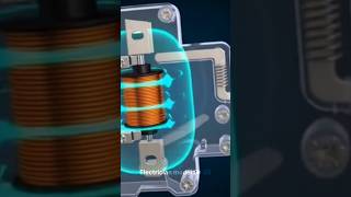 MCB अंदर से कैसे काम करता है?😱⚡|3DAnimation #MCBWorking #ElectricalSafety #ElectricalEngineering#3D