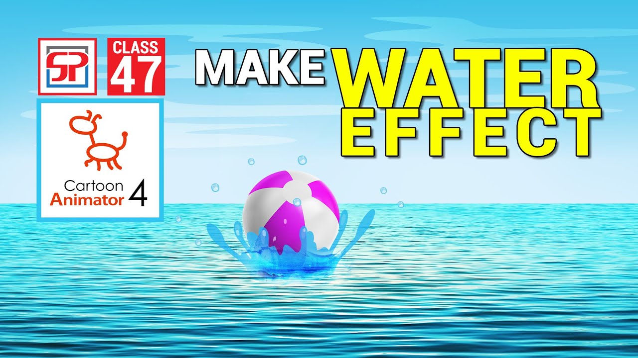 Cartoon Animator 4: Water Effect animation | 2D Animation | Hindi Tutorial  - YouTube