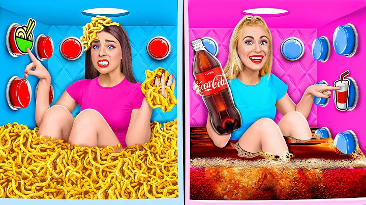 1000 Mystery Buttons Challenge Only 1 Lets You Escape | Funny Situations by Multi DO Food Challenge